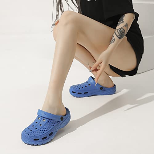 Image of ChayChax Men's and Women's Arch Support Clogs Garden Shoes Slip-on Outdoor Beach Water Sandals with Removable Cushion Footbed