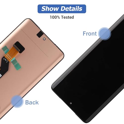 Image of New LCD Touch Screen Digitizer Assembly Compatible with Moto Edge 60（Edge 60 Fusion /Edge 60S /Edge 2025） [6.67 inch] with Repair Tools-