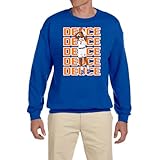 Tenacious Tops New York Deuce McBride Text Pic Crew Neck Sweatshirt ADULT MEDIUM Blue
