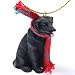Labrador Retriever Miniature Dog Ornament - Black