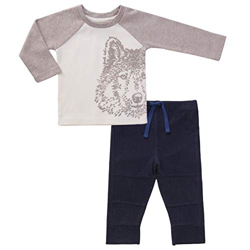 Image of Boy Clothes Fashion Long sleeve Shirt and Cotton Pants Set