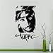 Pegatinas De Pared Calcomanías De Pared Calcomanía De Pared Tupac Vinilo De Pared Pegatina Rapero Hip Hop Interior Del Hogar Decoración De Dormitorio Diseño De Pared 55 * 84 Cm