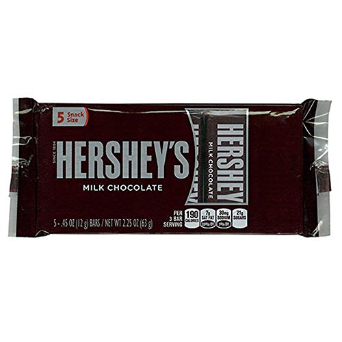 Hershey Milk Chocolate Mini Bars1pk 5ct 2.25oz