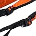 Inzopo Lightweight Foldable Rock Climbing Rope Bag Sling Cord Storage Shoulder Backpack for Outdoor Caving Mountaineering Gear Equipment - 3 Colors orange