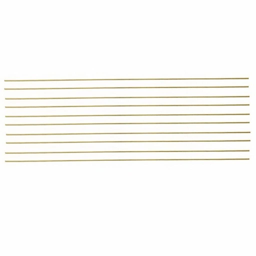 Pręty spawalnicze z aluminium, Pręt okrągły, 10 szt. 1, 6 x 250 mm, mosiężny pręt