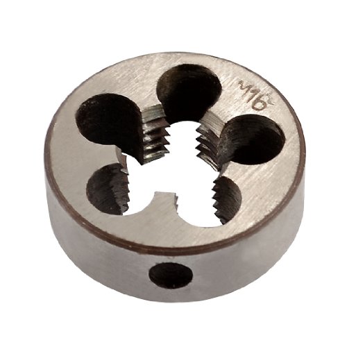 Aexit M16 2mm Taps Pitch Coarse Thread Cutting Tool Hand Threading Taps Round Die