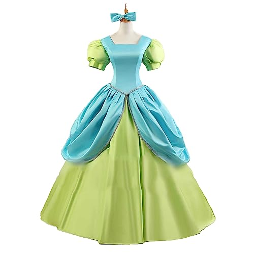 [Picksoco] シンデレラ姫のお姉さん アナスタシア Anastasia ドリゼラ Drizzler ドレス コスプレ衣装 JK制服 Cosplay 衣装 コスプレ用衣装 変装 コスチューム イベント仮装 キャラクター仮装 cos ハロウィンのサムネイル