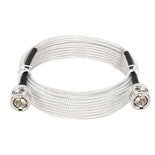 Image of XRDS - RF SDI Cable 20ft, 3G /6G HD-SDI, 75 Ohm RG179 Extension Cable with BNC to BNC Male Connector for Surveillance Camera Systems