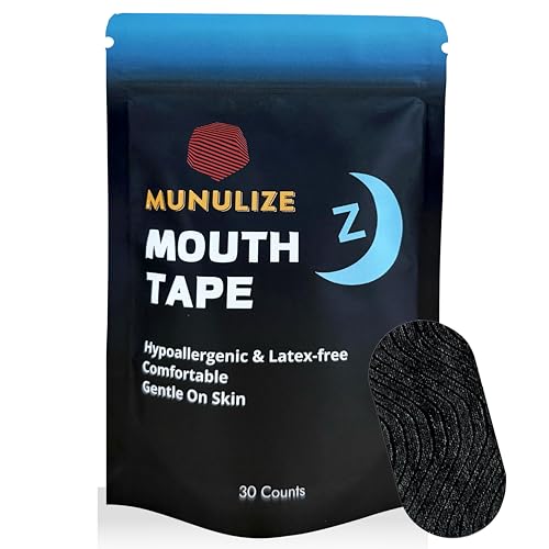 Mouth Tape for sleeping | Hypoallergenic Anti Snoring Sleep Strips | Premium Latex-Free Breathable Design | 30 Nights Supply Sleep Strips