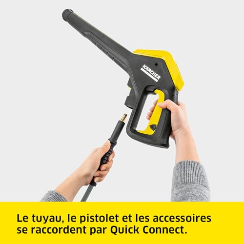 Kärcher Nettoyeur Haute Pression K 4 Power Control Flex Home Pression : max. 130 bar Débit : 420 /h Surface : 30 m²h Poids : 11 5 kg Pistolet Haute Pression Rotabuse Lance Home Kit - vue 5