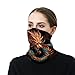 VTCTOASY Chinese Dragon Neck Gaiter Personalized Soft Windproof Face Covers Cozy Winter Neck Warmer Gator Scarfs Multipurpose Fashion Breathable Bandana Face Mask Scarf for Adult