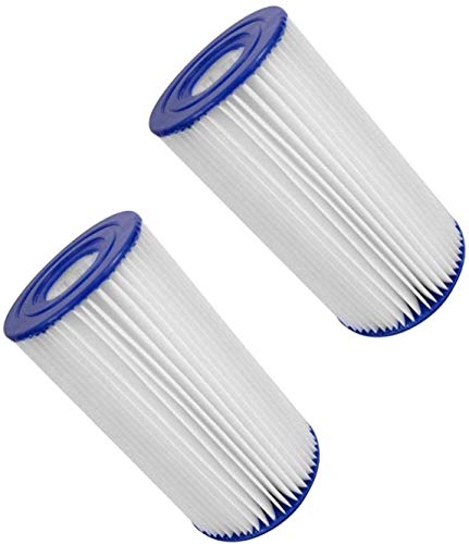 Isinofc Summer Waves P57100202 Swimming Pool Pump Filter Cartridge,2 Pack Type A/C Replacement Filter Cartridge For Pool Filter Pumps Hot Tub Spas #TOP12