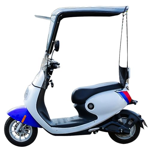 Parabrisas para motocicleta eléctrica y toldo impermeable exterior con parasol duradero