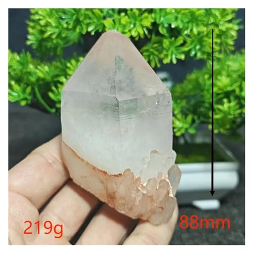 Cuarzo blanco natural en torre de 219g para decorar tu altar de meditación 3