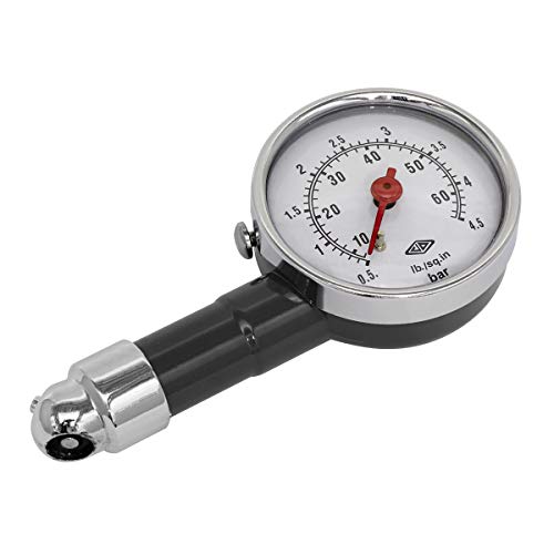 Sealey Tyre Pressure Gauge Dial Type Tuv/Gs Approved