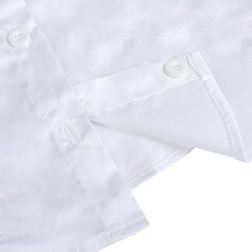 Wearlizer la metà Shirt Blouse Staccabile Collare