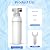 FEELSO Shower Filter, Upgraded High Output Universal Shower Head Water Softener Filter for Hard Water Remove Chlorine Fluoride Heavy Metals Sediments Impurities