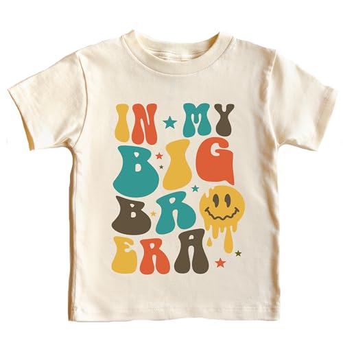 In My Big Bro Era Shirt, Sibling Reveal, Pregnancy Announcement Shirt, Big Brother Tee Baby Shower Gift, Toddler Boys Outfit, Trendy Retro Boy Big Brother Outfit,