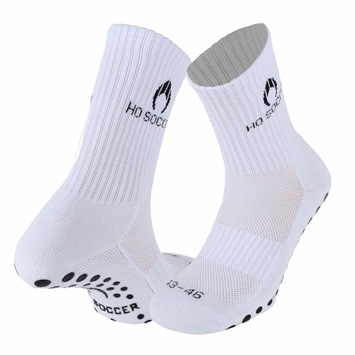 HO Soccer Calcetín Especial MultiDeporte Antideslizante Blanco, Unixex, Adulto, L (43-46)