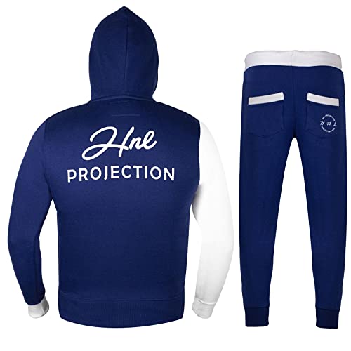 Kids Boys Girls HNL Designer Tracksuit Zipped Top Bottom Jogging Suit 7-13 Years2