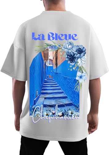 T-Shirt Chefchaouen Maroc NUURAA un haut léger toutes tailles 36-46