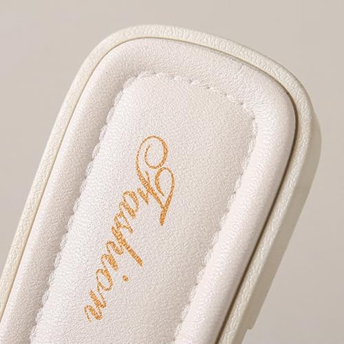 Square Buckle Sandals Fashion Slippers for Women Flat Sandals Casual Square Open Toe Slip On Slides Sandals Summer Slipper4