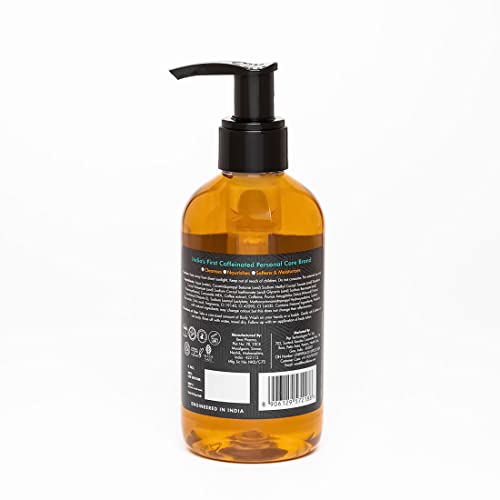 Image of mcaffeine Coffee Body Wash With Almonds | De-Tan & Deep Cleansing Shower Gel|Enriched With Vitamin E&In Energizing Nutty Almond Aroma|Shower Gel|Suitable For All Skin Types|For Both Men&Women - 200Ml