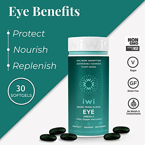 Iwi Gamer Pack Brain and Eye Vegan Supplement Bundle Pack - Omega 3, 6, 7, 9 and EPA + DHA, Vitamin B6, Zinc, Copper and Green Coffee Bean Extract - Image 4