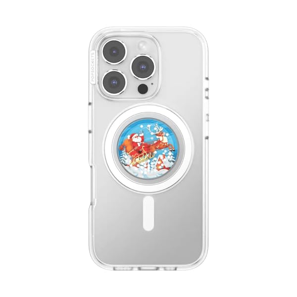 PopSockets Agarre de teléfono para MagSafe, Soporte magnético - Santa's