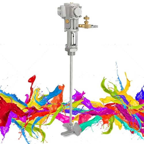 LYDZUSDP Paint Mixer,Pneumatic Paint Mixer Machine,5 Gallon Pneumatic Mixer with Aluminum Alloy Impeller,Mix Well for Paint Mixing in Paint Factory