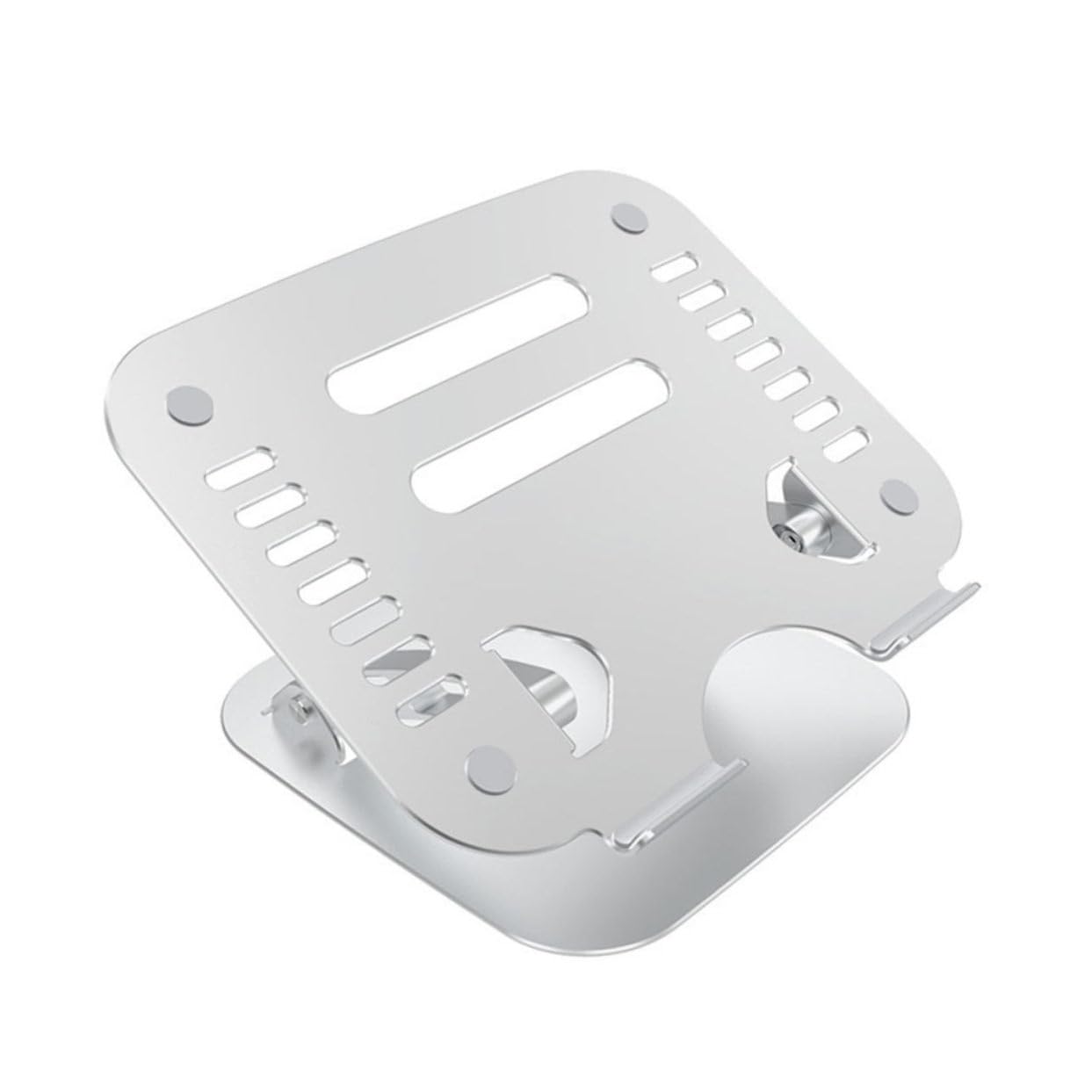 Veemoon Soporte para Portátil De Aleación De Aluminio Plegable Escritorio Ajustable Antideslizante para Oficina y Hogar Color Plateado