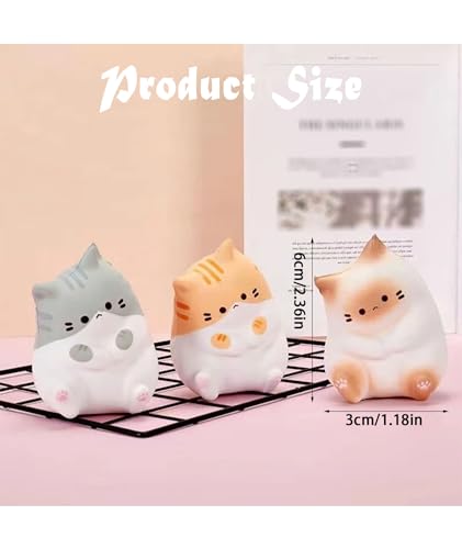 Image of Squishy Toy, Taba Squishy, Squishy Biscuit Squishy Fidget Toys Fufu Taba Stress Ball Squeeze Toys Anxiety Relief for Women /Men Stocking Fillers Birthday Gifts163 (Orange(cat))