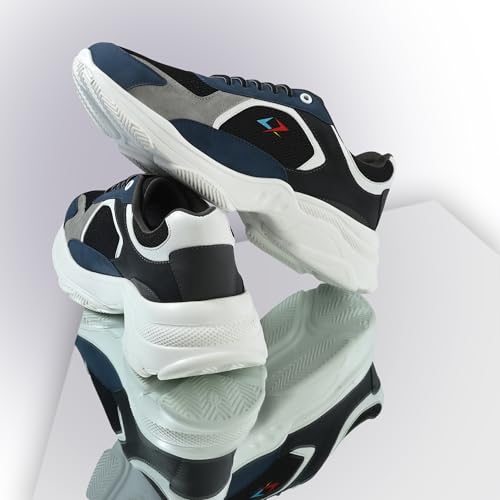 Image of Cruiser Mens Sneakers | Casual Shoes | Experience Comfort & Style with Soft Cushioned Insole | Street Style with Premium Lace-Up Kicks| Trendy Lace-Up Sneakers for the Modern Look (2552)