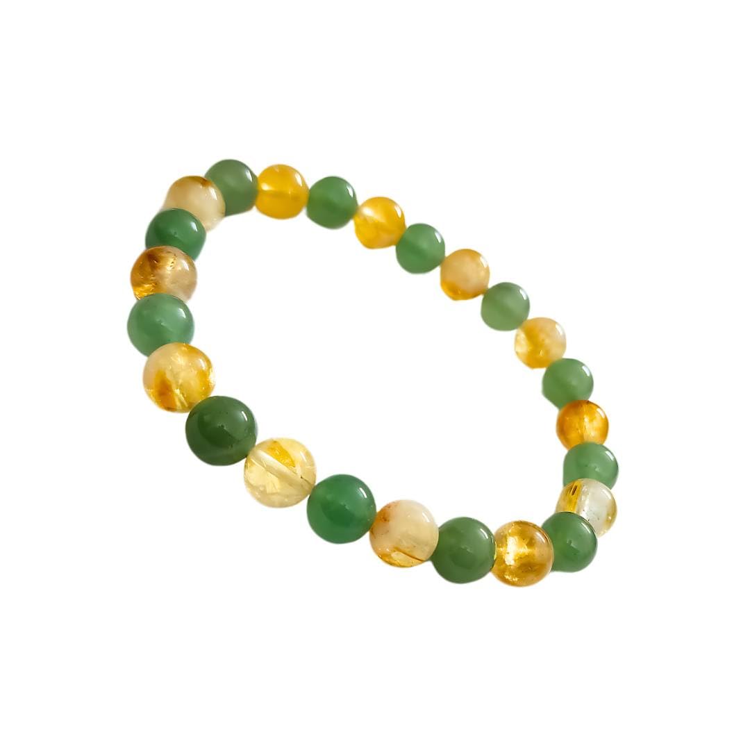 Certified Citrine & Green Aventurine Bracelet - 8mm Beads, Wealth & Success Magnet Crystals for Financial Abundance, Business Growth & Career Opportunities | Unisex Prosperity Stone Jewelry from India (B0DCC26CHQ) Amazon Price History, Amazon Price Tracker