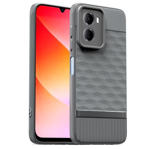 Outlouders Back Cover for Redmi 15A 5G | Full Camera Protection | TPU Soft Flexible Shockproof Bumper Case (Grey)