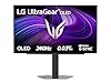 LG UltraGear OLED 27GX704A Monitor Gaming 27" QHD (2560x1440), 240Hz, 0,03ms (GtG), OLED, G-Sync, FreeSync Premium Pro, VRR, HDR 400 True Black, HDMI 2.1, DisplayPort, Hub USB, AUX, Nero