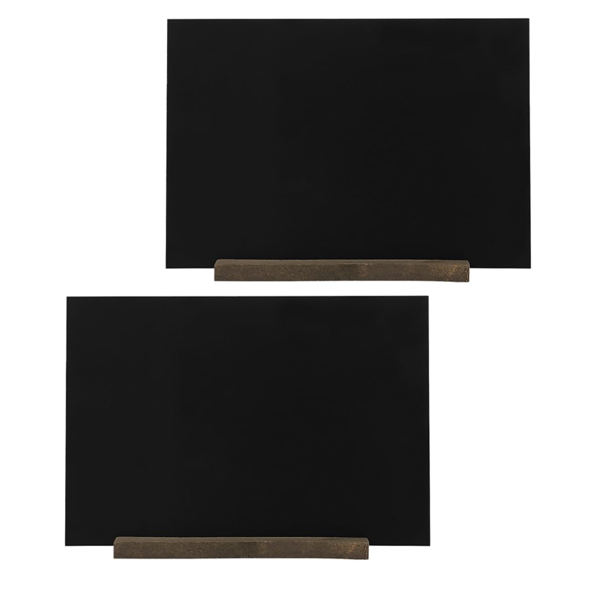 Artibetter 2Pcs Mini Chalkboard Signs with Base Reusable Decorative Tabletop Chalkboard for Menus Events Parties Design for Versatile Use