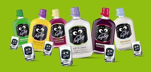 Kleiner Feigling Red Berry Sour (1 x 500 ml) – Feinster Vodka mit süß-saurem Beerengeschmack – Der kultige Party Schnaps für jede Feier – Frech, fruchtiger Shot – 15 % Vol.