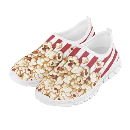 Cute Slip-On Walking Shoes for Children Soft Casual Flat Non-Slip Shoes Low-Top Outdoor Sneakers Boys Girls US Size 11-15