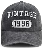 30th Birthday Decorations for Women Men, Funny Vintage 1996 Party Hat, 30 Years Old Baseball Cap, Fathers Mothers Day Birthday Gifts for Mom Dad Friend