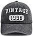 30th Birthday Decorations for Women Men, Funny Vintage 1996 Party Hat, 30 Years Old Baseball Cap, Fathers Mothers Day Birthday Gifts for Mom Dad Friend