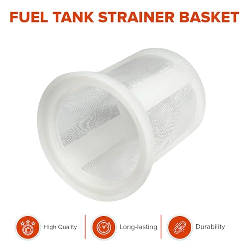 AlveyTech Fuel Tank Strainer Basket for 6.5 Hp 212cc Go-Karts, Mini Bikes, and Dune Buggies