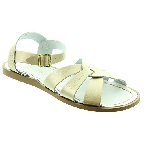 Salt Water Sandals Adult Salt Water Original Gold - Women size Womens US 8