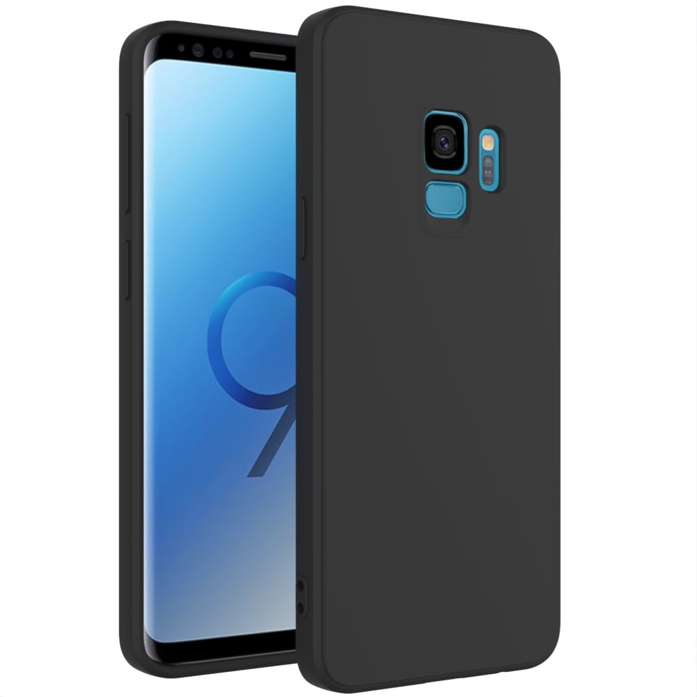 for Samsung Galaxy S9 Case Black, Scratch Resistant with Soft Touch, Slim Thin Phone Cover for Samsung Galaxy S9