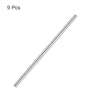 Vista 185 de uxcell Varilla redonda sólida de acero inoxidable 304 de 0.197 in x 5.906 in para manualidades de bricolaje - 10 piezas