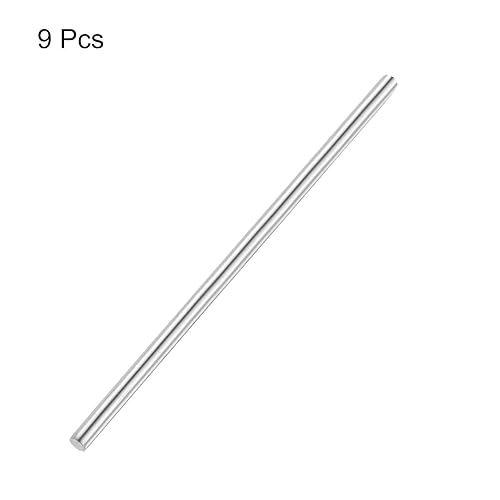Miniatura 185 de uxcell Varilla redonda sólida de acero inoxidable 304 de 0.197 in x 5.906 in para manualidades de bricolaje - 10 piezas