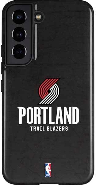 Skinit Pro Phone Case Compatible with Galaxy S22 - Officially Licensed NBA Portland Trail Blazers Away Jersey Design