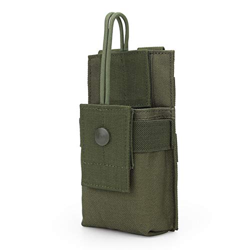 Aoutacc Molle Short Radio Pouch, Nylon Molle Tactical Radio Holder Case for BaoFeng
