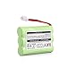 BAKTH 900mAh 3.6V Ni-MH Square-Hole Plug Battery for Motorola MBP33 MBP33S MBP33PU MBP35 MBP36 MBP36S MBP36PU MBP41 MBP43 Baby Monitor (Don't fit MBP33S MBP36 with Round Hole Plug)