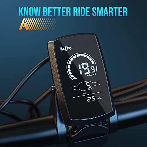 Avantrek Cybertrack 200 Electric Bike Foldable 20"X4" Fat Tire Electric Bicycle, 1.5X Faster Charge, 500W Brushless Motor 48V/10Ah Removable Battery, Shimano 7 Speed - Silver #TOP3